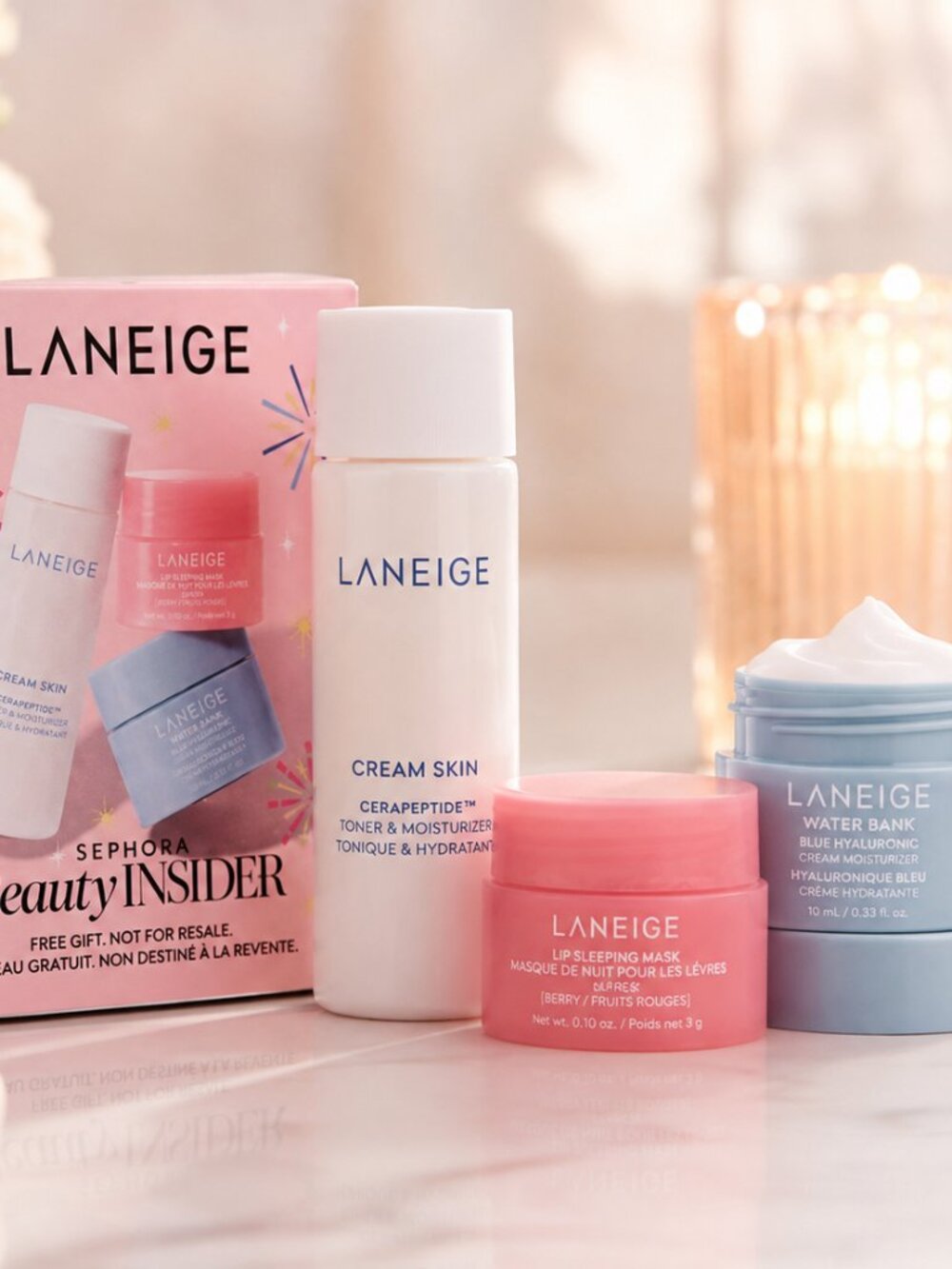 LANEIGE Hydration Heroes 3-Piece Skincare Set – Sephora Beauty Insider – NIB